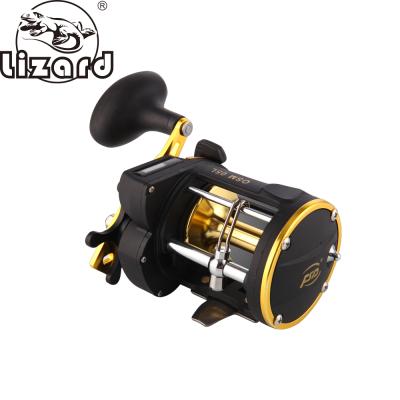 China Power Line NYLON Counter Fishing Lizard ALLOY Trolling Fishing Reels OSM05L Multiplier Reels for sale