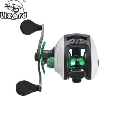 China Plastic + Metal Lizard Max Speed ​​Lure Reel 9.3 High Speed ​​11Stainless Ball Bearings Metal Baitcasting Reel for sale