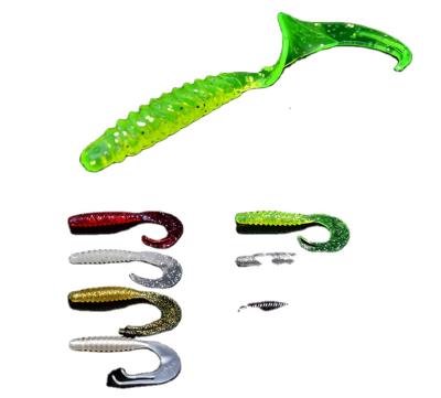 China Soft Worms Fishing Lures Bait 75mm 3.2g 30pcs/lot Fishing Lure Bait75mm Tackle for sale