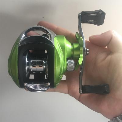 China High speed 7.2:1 ratio 17+1 magnetic brake system plastic baitcasting reel lure fishing reel for sale