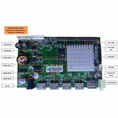 China Monitor/TV 3840X2160 QFHD 4K LCD Control Board Panel For 4K TV Main Board for sale