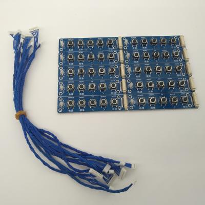 China LCD Display OSD Control 8 Pin Connector Keyboard 5 Keys OSD With Cable for sale