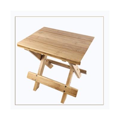 China Hot Sale 2022 Foldable Household Stool Eco-friendly Natural Bamboo Folding Step Stool Wooden Stool for sale