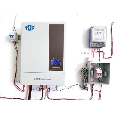 China New Arrival 3.6KW 48Vdc 230Vac Hybrid Solar Inverter Pure Sine Wave Energy Saving Pure Sine Wave Inverter with MPPT Charger and UPS Mode for sale