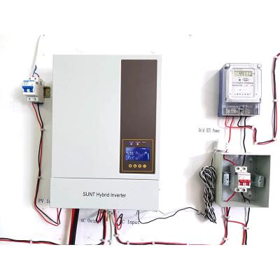 China Power Saver Power Saver System with Hybrid Inverter All in One System for Hybrid Three Phase Inverter Solar Battery for sale