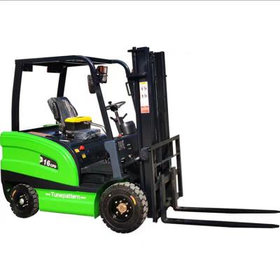 China Hotels Electric forklift Small electric forklift four-wheel mounted counterweight hydraulic stacking truck Stacking forklift for sale