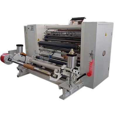 China Hotels High speed automatic giant roll plastic film scuttling and rewinding machine Non-woven melt-blown fabric BOPP film scuttling for sale