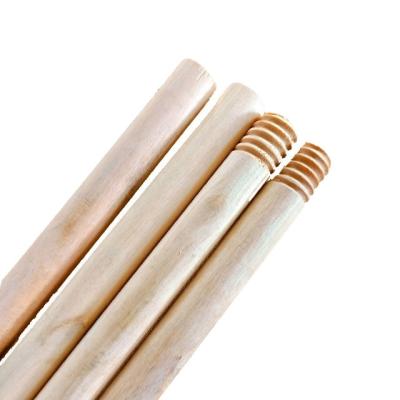 China Home Wholesale Broom Head Factory Escobas Stick Broom Wooden Handle Tools Wooden Rods for sale