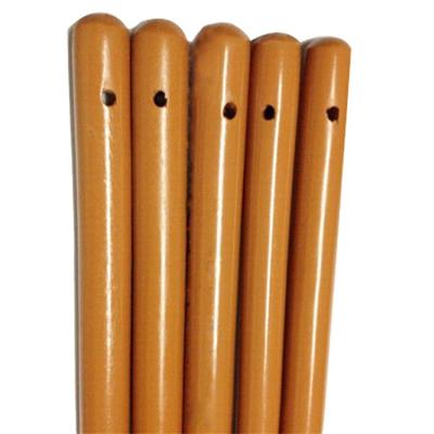 China Smooth 120*2.2cm Janitor Products Wooden Broom Stick Varnished Broom Stick Wood With Varnish Shovel Handle for sale