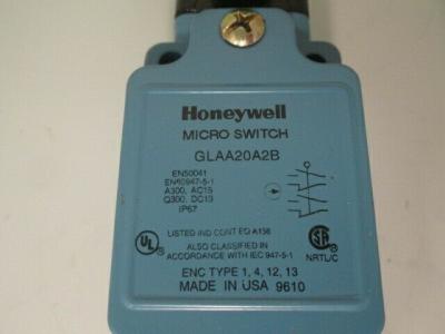 China Honeywell GLAA20A2B Snap Action Limit Switch lateral rotativo 10A 600 VAC 250 VDC Série GLA de zinco à venda