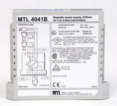 Cina MTL4041B MTL Instruments Repeater Power Supply Number Of Channels One in vendita