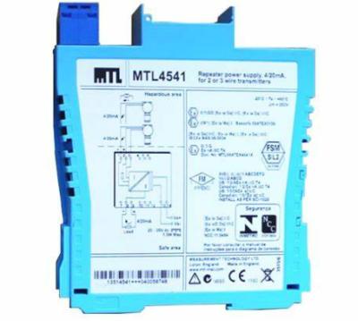 China MTL4541 MTL Instruments Repeater Power Supply 4/20mA HART 2 Or 3 Wire Transmitters for sale