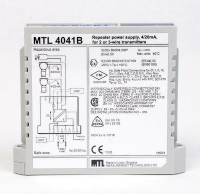 Cina MTL4041B MTL Instruments Repeater Power Supply per un canale in vendita