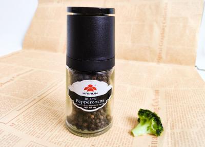 China Selectable Filler Glass Pepper Grinders with Reusable Glass Jar Grinding Mechanism for sale