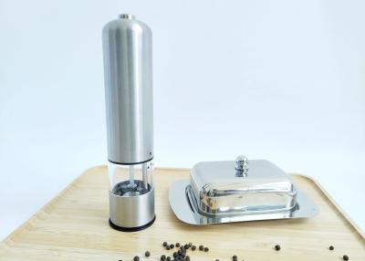 China Various Sizes Dual Salt / Pepper Grinder With Handle Ergonomic Design For Easy Grip for sale