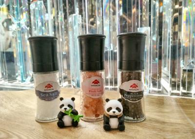 China Easy To Use  Salt And Pepper Plastic Grinders Plastic Cap Salt Mill for sale