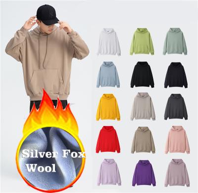 China H112 460Gsm Cotton Viable Mens 5XL Plus Size Plain Pullover Fleece Liner Oversized Sweatshirt Blanket Custom Print Hoodies for sale