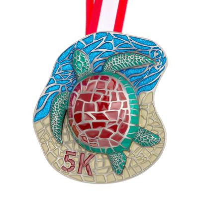 China China Promotion High Quality Marathon Sports Old Animal 3D Medals Znic Running Alloy Cheap Medals for sale