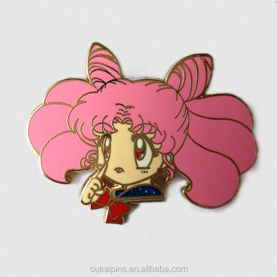 China China factory wholesale promotional cheap cartoon enamel hard pin /badge for sale