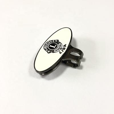 China Wholesale Custom Golf Event Golf Magnets Hat Clips High Quality Metal Hat Clips Golf Custom Hat Clips for sale