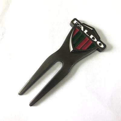 China Znic alloy golf customized high quality hot selling golf divot tool bonding repair tool for sale