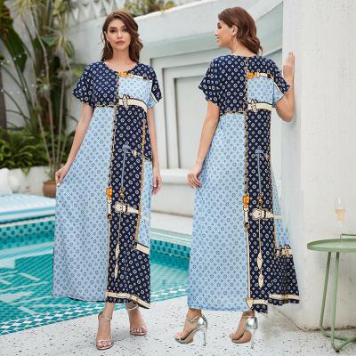 China Daily Casual Formal Turkish Muslim Dress Abaya Dubai Islamic Women Dress Muslim Islamic Long Dress for sale