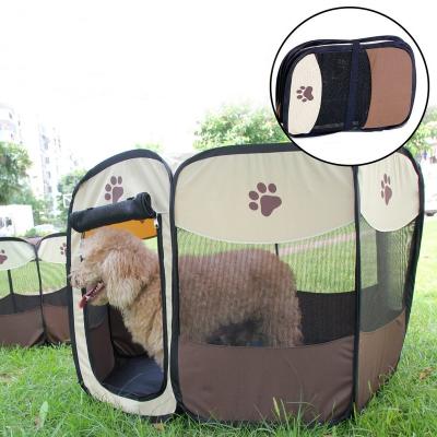 China Camouflage Game/Field Customize Size Anti Mosquito Pet Tent Barrier Portable Detachable Pet Breathable Tent for sale