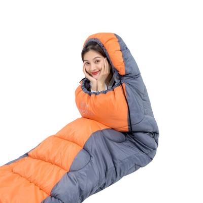 China Portable Waterproof Ultralight Portable Winter Outdoor Adults Make Simple Camping Sleeping Bag With Compression Compact Sack for sale