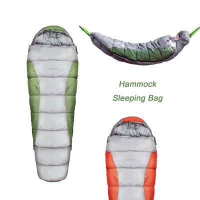 China Portable Outdoor Camping Terylene Hammock Sleeping Bag Waterproof Compact Mummy Sleeping Bag With Compression for sale