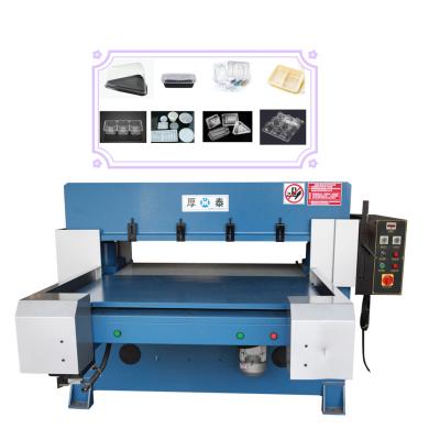 China Automatic Feeding Hydraulic Plastic Double Side Blister Package Cutting Machine for sale