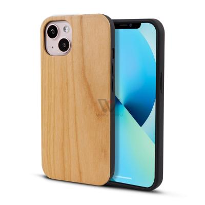 China 2022 Shockproof New Fashion White Wooden Soft TPU Cover Slim And Durable Phone Case For iPhone 13 Pro Max for sale