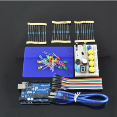 China Electronic components UNO R3 Stater kit for arduino based learning parts with MEGA328P 400 holes breadboard for sale