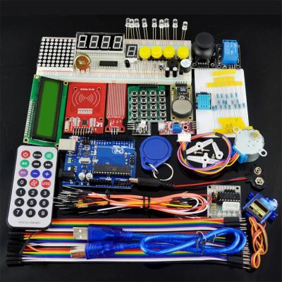 China RFID Learning Starter Kit for Arduino with UNO R3 Board 1602 LCD 9g Sevor Relay Module for sale