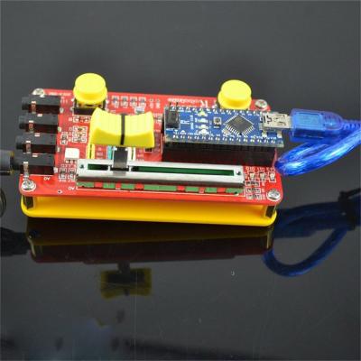 China DIY Electronics Scratch Learning Starter Kit for Arduino with Nano V3.0 Acrylic Board Alligator Clip Line for sale