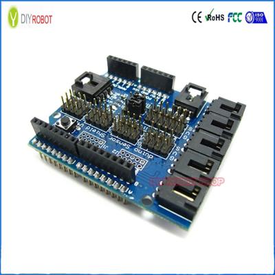 China Sensor Shield V4.0 for Arduino Digital Analog Module Supports UNO Mega 2560 Duemilanove AVR for sale