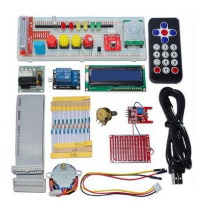 China Electronics Components GPIO Starter Kit with LCD 1602 LED Switch DS18B20 for Raspberry Pi 2 B+ for sale