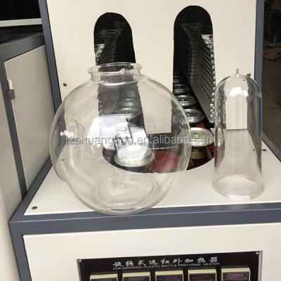 China Semi-automatic LED Lamp Shade Two Stages Acrylic Blow Molding Machine Blow Molding Machine with High Quality and Lower Reject Rate for sale