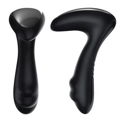 China USB Rechargeable Prostate Massager Silicone Electric Silicone Anal Toys Prostate Massager Vibrator Anal Plug For Women Men Couple for sale