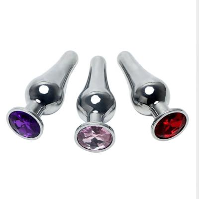 China Adult anal Toy Anal Jewelry Design Toys Stainless Steel Sophisticated Metal Butt Plug Unisex Smooth Stainless Steel Metal for sale