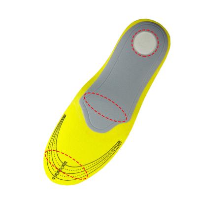 China Skin Friendly Universal Moldable Insole Plantar Fasciitis Orthotics Sports Massaging Insoles Arch Support Insole for sale