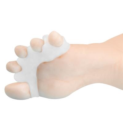 China Big Toe Separate and Protect Forefoot Free Sample Foot Care SEBS Five Toe Toe Separator Foot Orthotic Bunion Corrector for sale