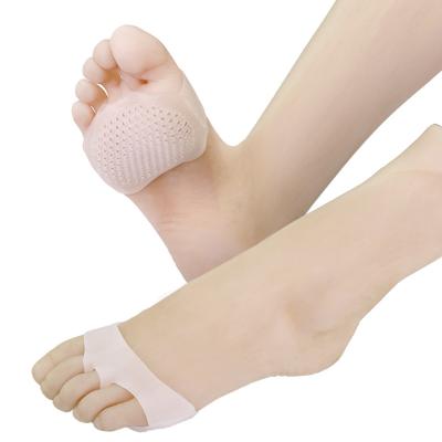 China Men's and women's yard protection ventilation honeycomb foot care half toe forefoot protection manufacturers breathable toe wholesale split sleeve universal for sale