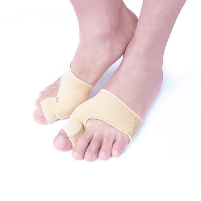 China silicone sock Hallux valgus orthosis, ultra-thin large foot bone care orthopedic kit, big toe cleft toe device us for sale