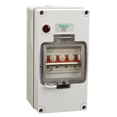 China Schalter des Isolator-20A/63A/50A, wetterfester IP66 4 Pole Isolator-Schalter der externen Einschließungs- zu verkaufen