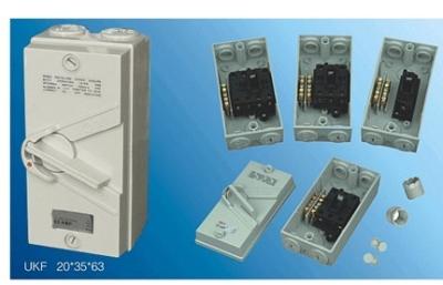 China Outside 63A Weatherproof Isolator Switch for Chemical / Electric Power / Railways Industry for sale