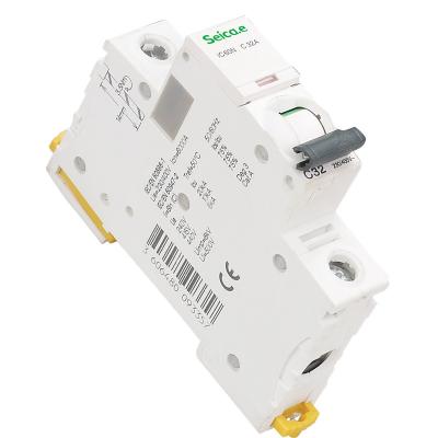 China IC65 Low Voltage Mini Circuit Breaker 1 Pole 32A Rated Current 50 Hz / 60 Hz for sale