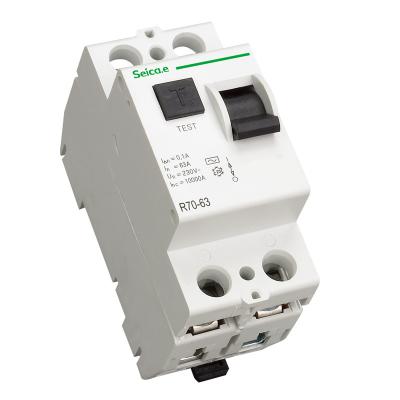 China Residual Current Panel Mount Circuit Breakers with Fire Resistant Plastic Housing for sale