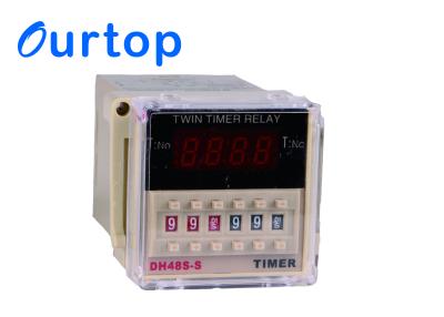 China DH48s - s - 2ZH Timer Relay Switch 0.1 sec max On / Off Delay Function 2VA for sale