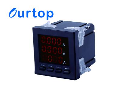 China Digital Panel Mount Current Meter Ampere Meter Single Phase With LED Display for sale