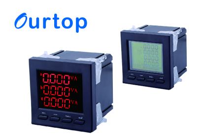 China Electric Power Digital Panel Meter 3 Phase With Power Pulse Transmission Output Function for sale